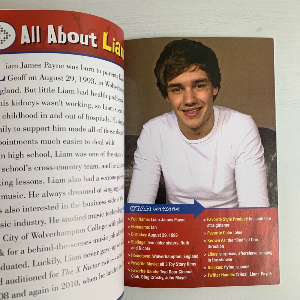 One Direction Quiz Book by Riley Brooks Scholastic 2012 - Picture 6 of 9